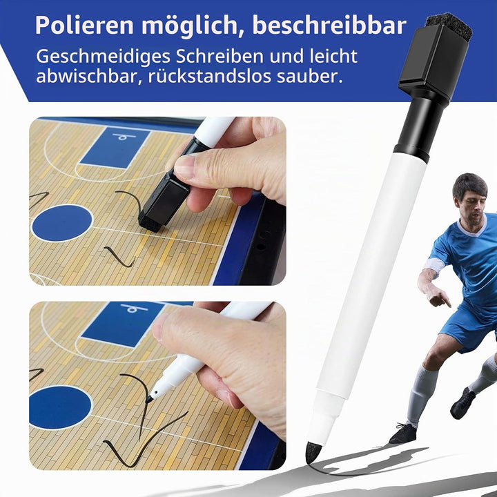 RoseFlower Basketball Taktikboard, Professional Basketball Taktikbrett Coach Board Magnetische Train