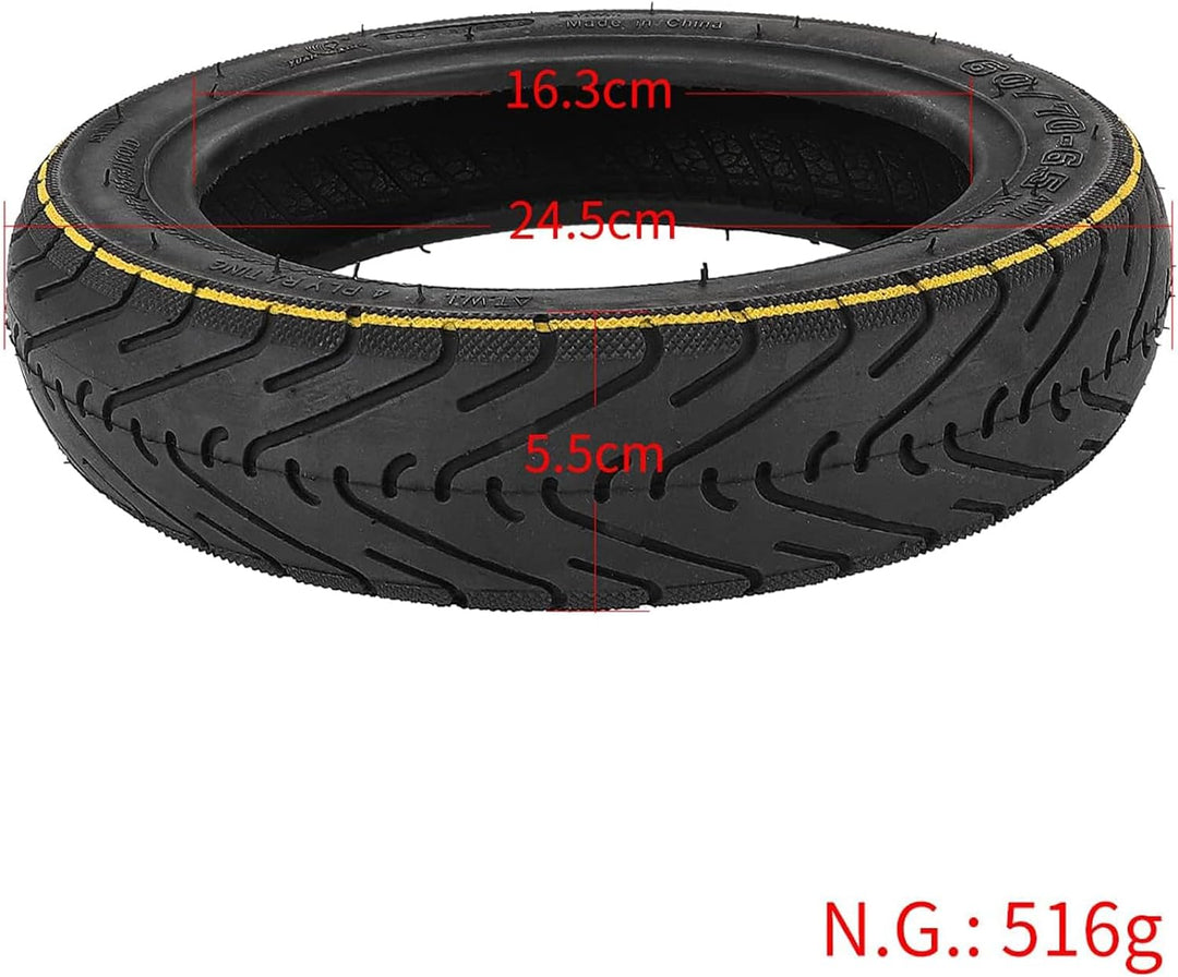Tmom Reifen 60/70-6.5 Tubeless Reifen Ersatzräder für Segway Ninebot Max G30/Max G30D/Max G30 LP Ele