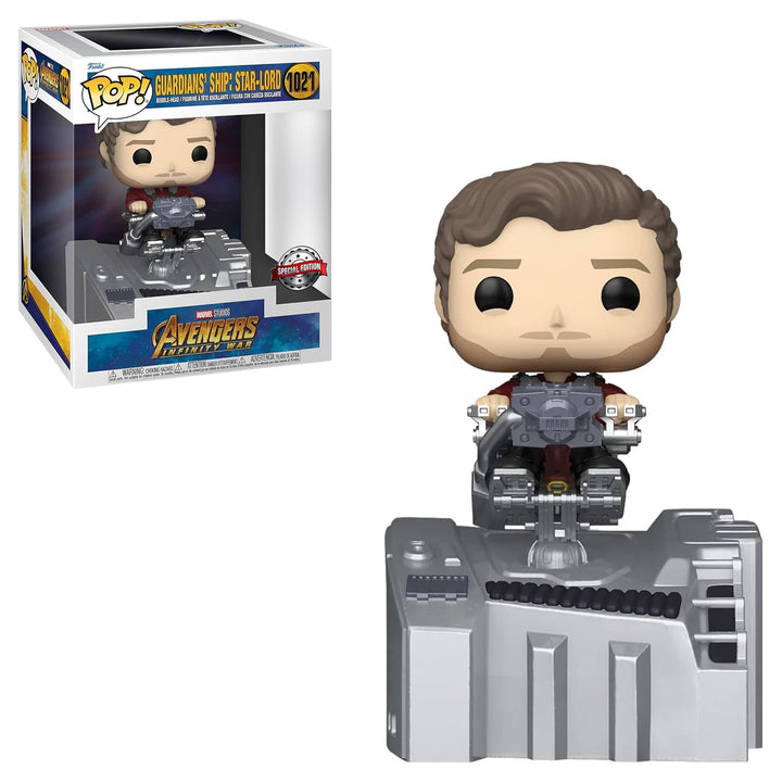 Funko 63207 Avengers 3: Infinity War Star-Lord Actionfigur, Sterne, Mehrfarbig, Deluxe