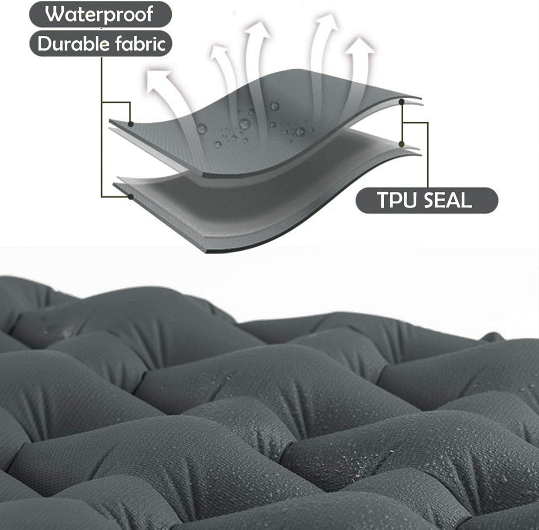 Naturehike Ultraleichte aufblasbare Isomatte Einzelne Schlafmatten 6,5 cm Dicke aufblasbare Schlafma