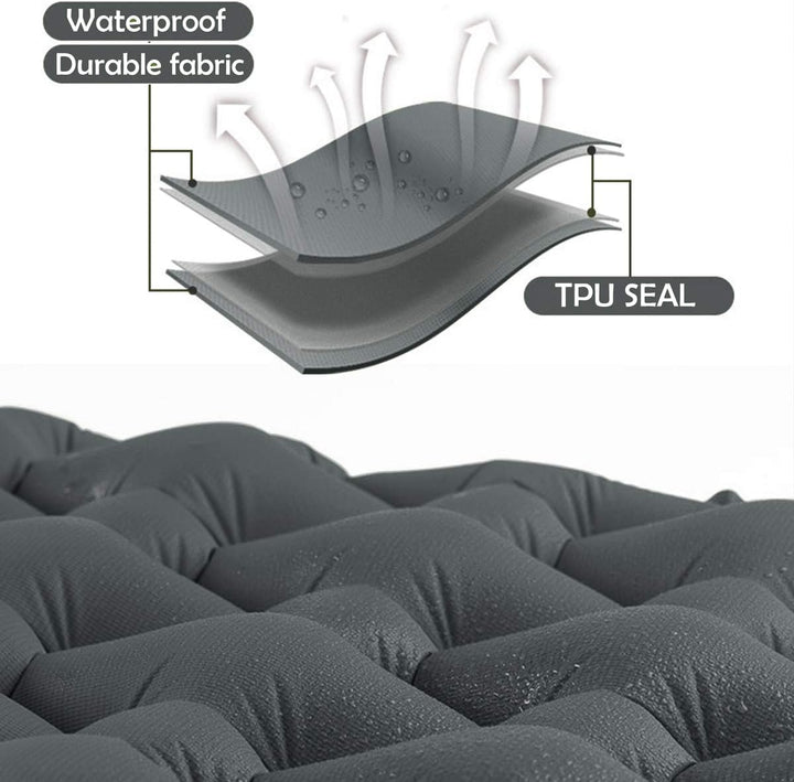 Naturehike Ultraleichte aufblasbare Isomatte Einzelne Schlafmatten 6,5 cm Dicke aufblasbare Schlafma