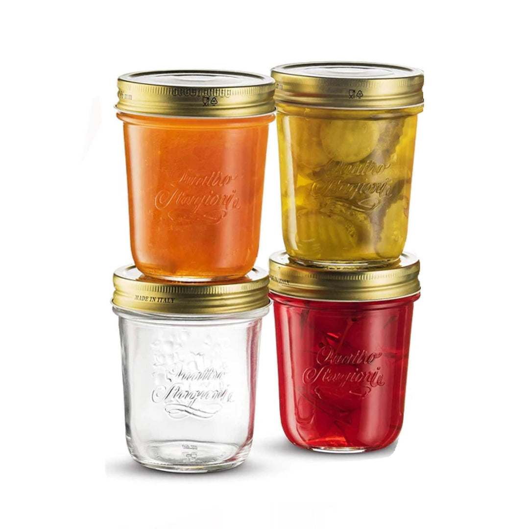 Bormioli 354756-CBA Quattro STAGIONI-32 cl, luftdicht, transparent, 4 Stück