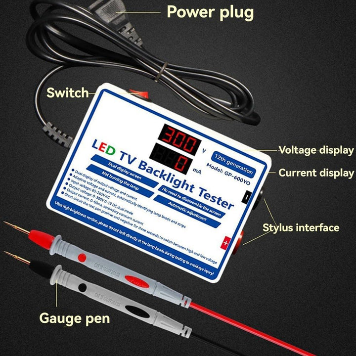 LED-Tester, 0-300 V Ausgang, LED-TV-Hintergrundbeleuchtungstester, Mehrzweck-LED-Streifen, Perlen, B