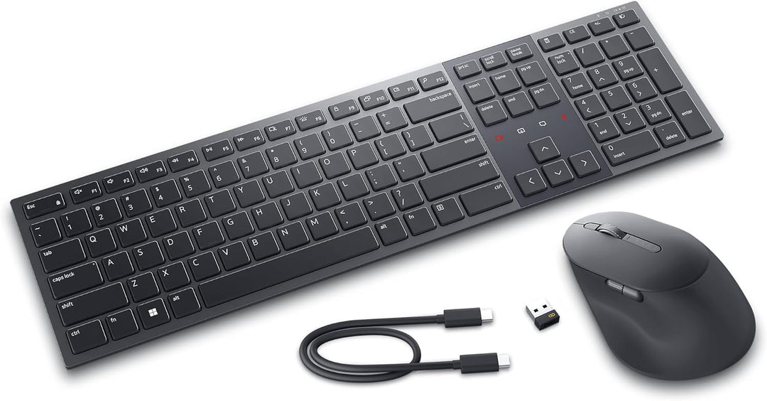 Dell Premier-Tastatur und -Maus für die Zusammenarbeit – KM900 - deutsch (QWERTZ) KM900 (German), KM