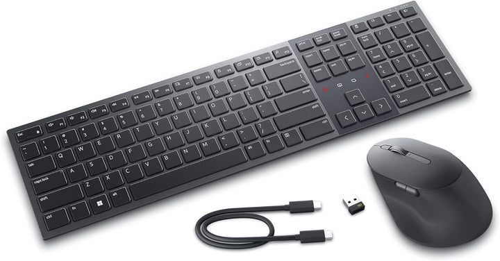 Dell Premier-Tastatur und -Maus für die Zusammenarbeit – KM900 - deutsch (QWERTZ) KM900 (German), KM