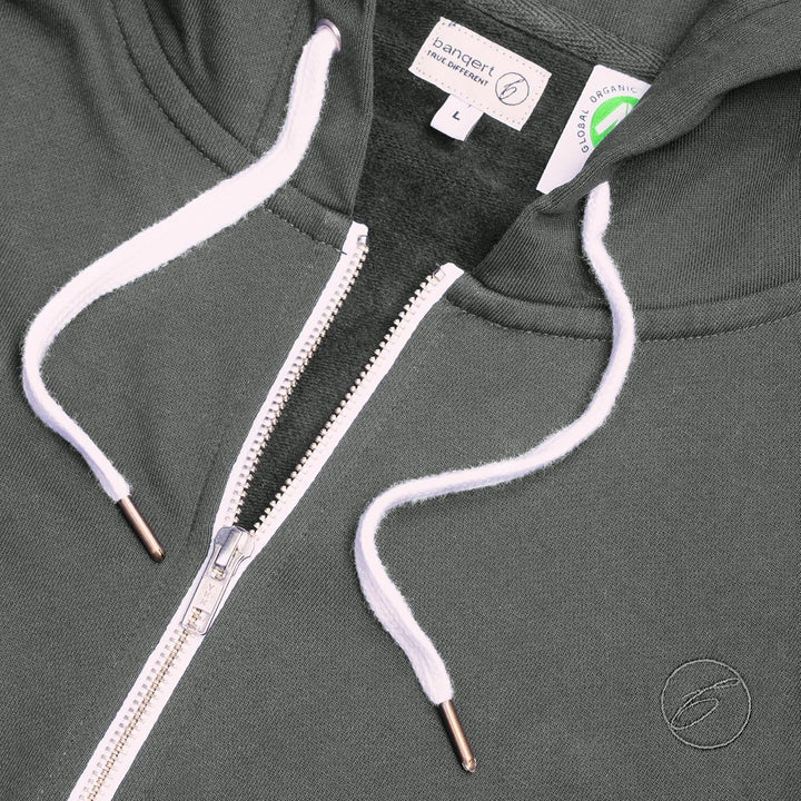 Herren Hoody | Reine Bio Baumwolle | GOTS Zertifiziert S Dunkelgrau, S Dunkelgrau