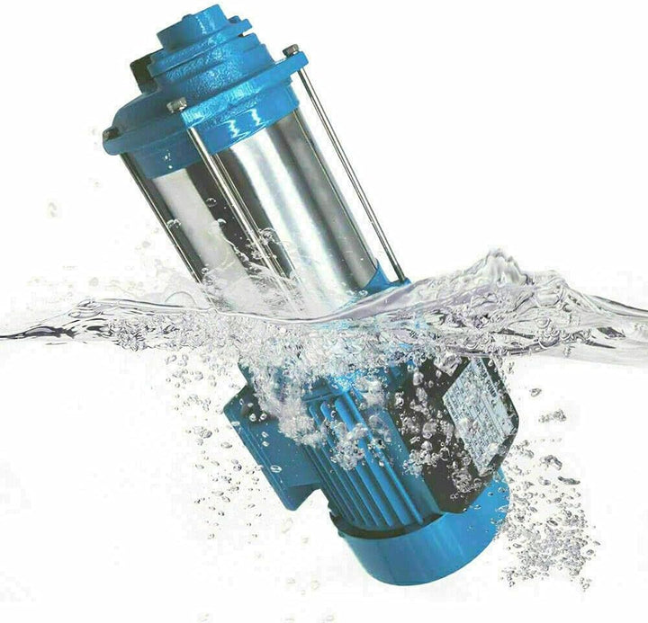 Wasserpumpe 5-stufige Kreiselpumpe 1300W Hauswasserwerk 4000 l/h Max. Förderhöhe: 98m; Max. Druck: 9