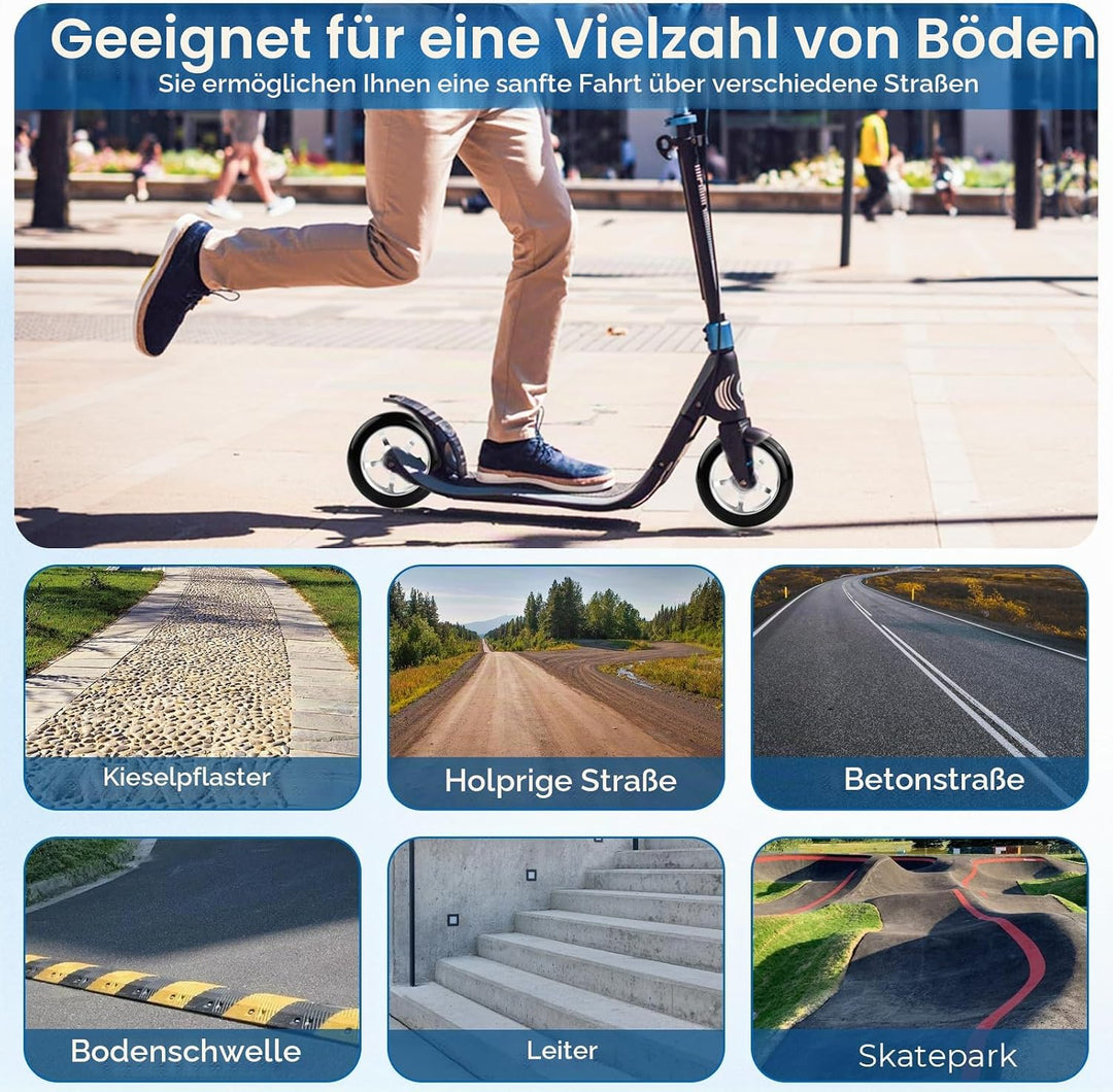 2 Stück Stunt Scooter Rollen 100 x 24mm, Scooter Ersatzräder Räder, Stunt Scooter Reifen, Roller Rei