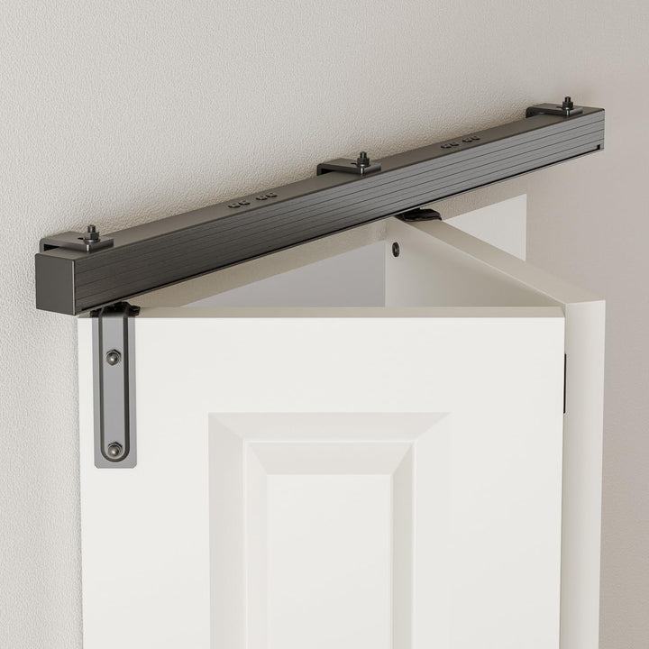 92cm/3FT Bifold Schiebetürbeschlag Box Rail Kastenschiene Schiebetüren Schiebetürsystem Komplettset