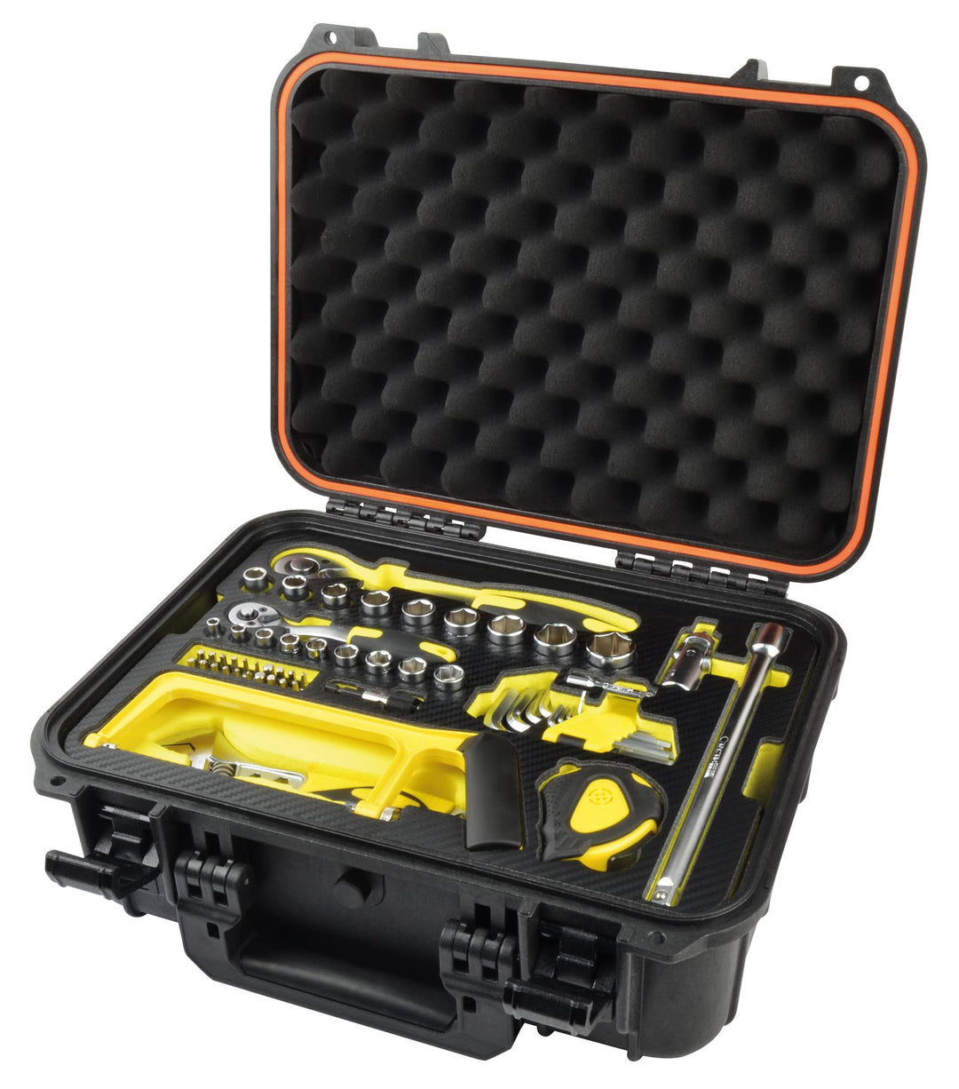 ADAC Werkzeugkoffer 77-tlg., IP65-zertifiziert, staub- und wasserabweisend, Outdoor- und Camping-Wer