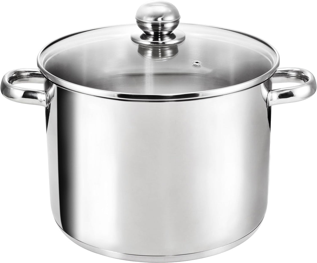 Kopf XXL Induktion Kochtopf Grandis, Ø 24 cm, Höhe 20 cm, 9 Liter, Edelstahl, 9 Liter