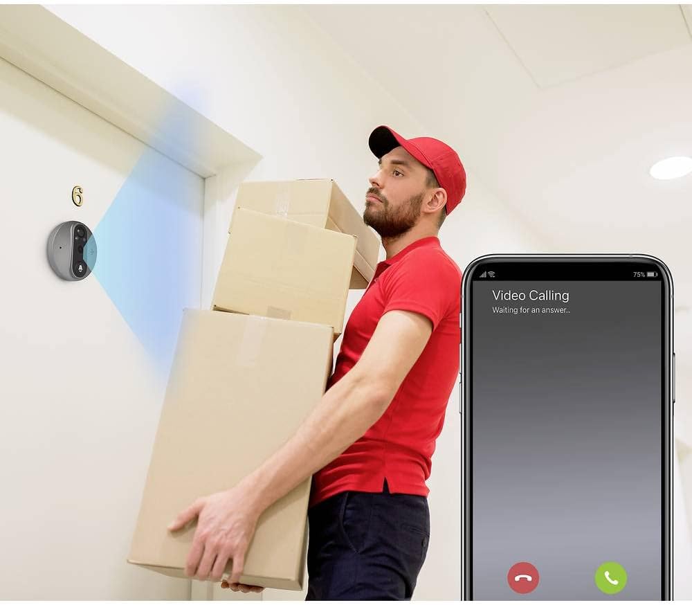 Sygonix IP-Video-Türsprechanlage WLAN Kamera, Video-Inneneinheit Grau