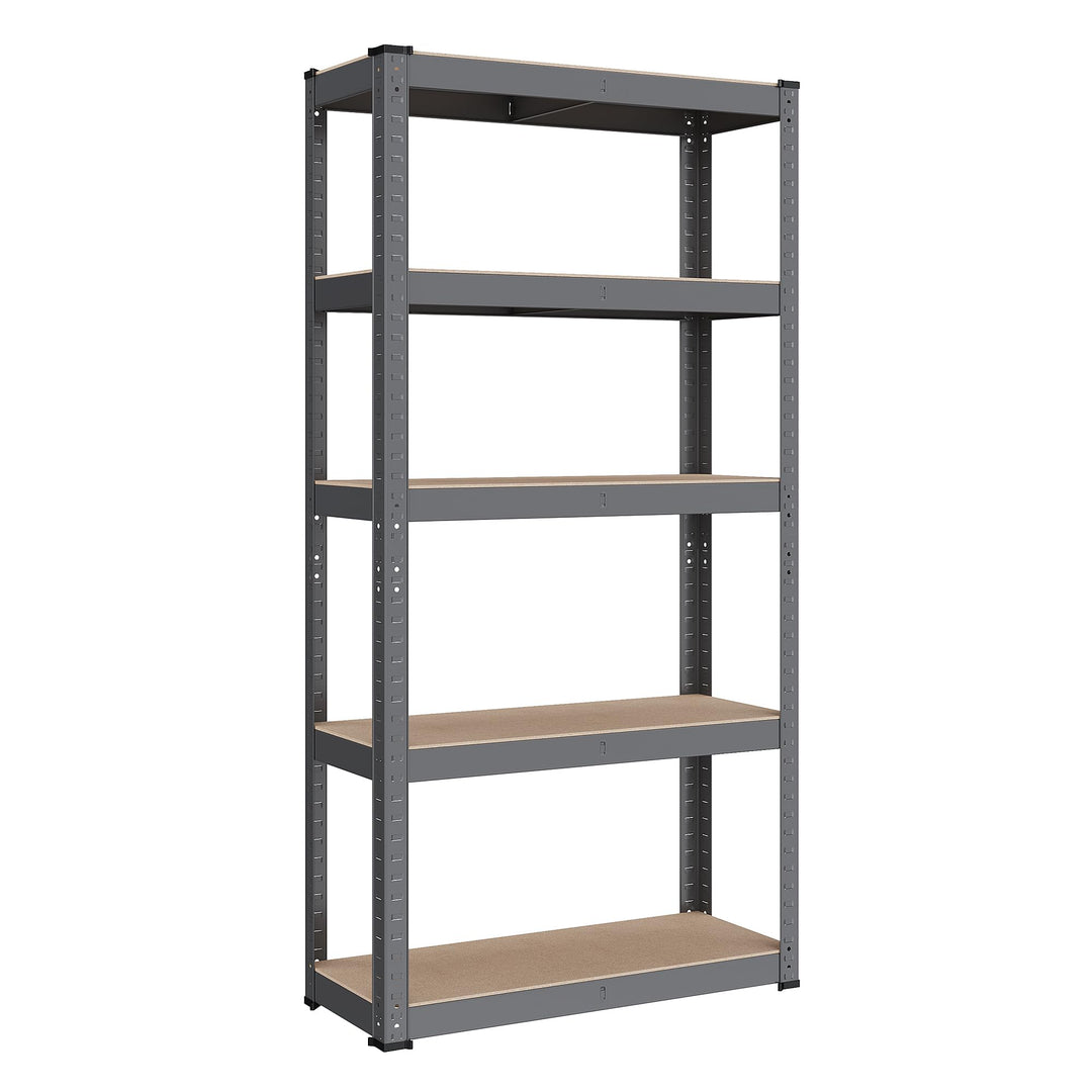 SONGMICS Schwerlastregal, Kellerregal, Lagerregal, 30 x 75 x 150 cm, Regal mit Stahlgestell, bis 650