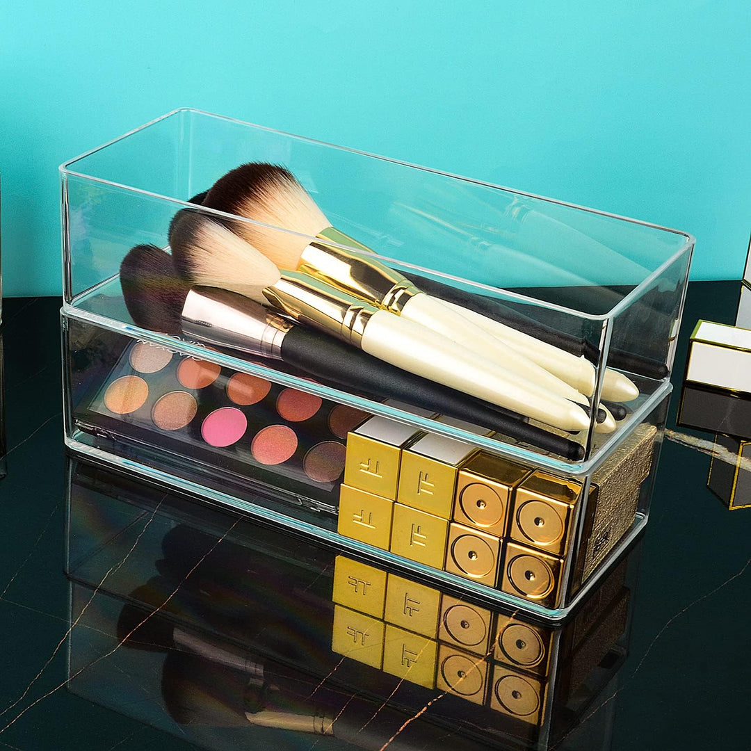 JessLab Schubladen Organizer, Acryl Make-up Organizer Kosmetik Aufbewahrung Schmuck Display für Schr