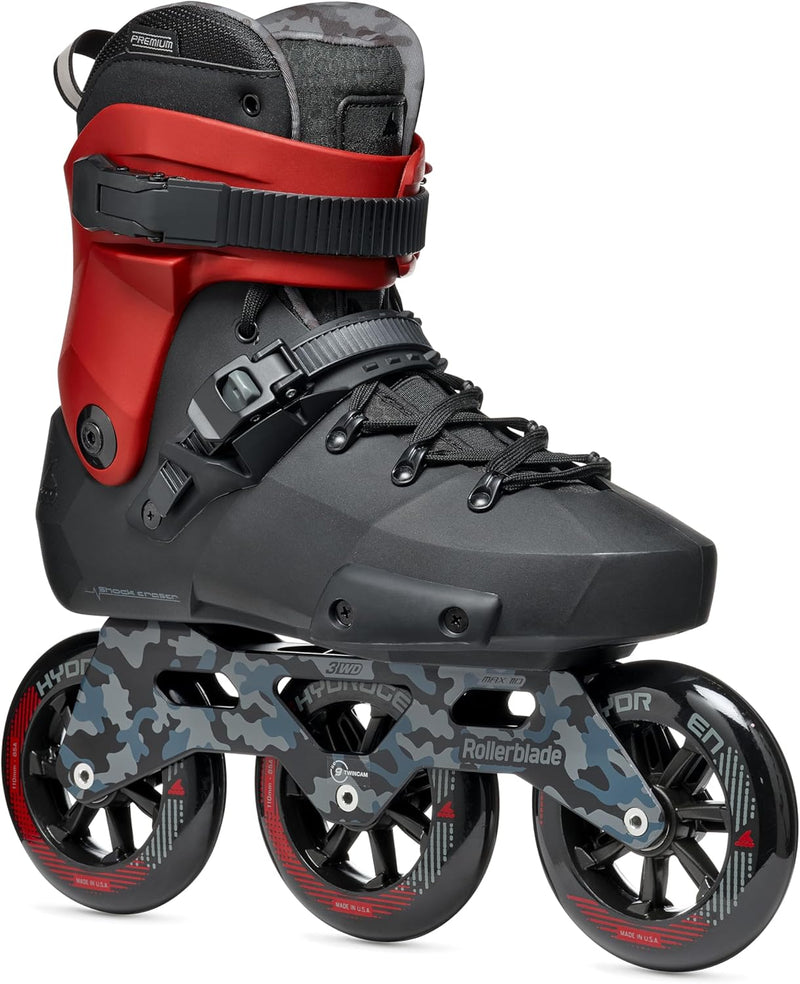 Rollerblade Twister 110 3WD Inline Skate 2024 Black/red 38, 38