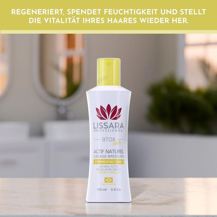 Glättendes Tanin Lissara - Taninoplastik - Btox White NATURAL ACTIVE - Formolfrei - Tiefenverjüngend