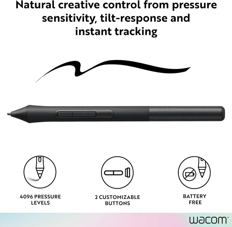 Wacom LP1100K 4K Pen für Intuos Tablet schwarz PACKS, PACKS