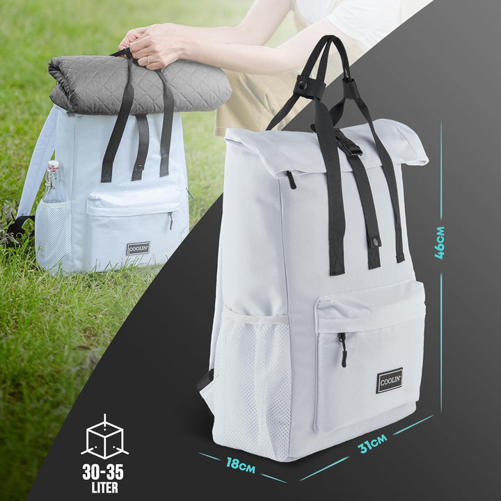 Coolin' Kühlrucksack 30L | Rucksack mit Kühlfach für Bier, Picknick, Getränke & Co | Kühltasche als