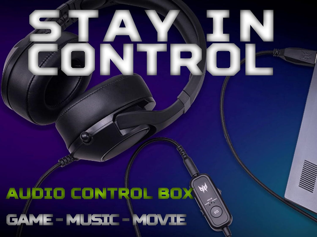 Predator Galea 350 Gaming Headset (TrueHarmony Soundscape-Technologie, 7.1 Virtual Sound, omnidirekt