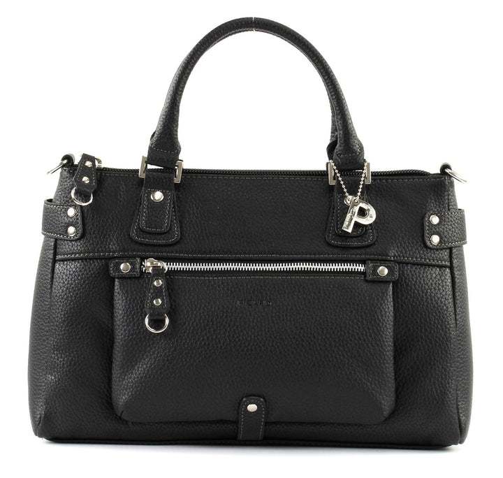 Picard Synthetik Shopper Loire Weiblich Alltag Breite 21 cm Höhe 0,5 cm Länge 34 cm Schwarz (Schwarz