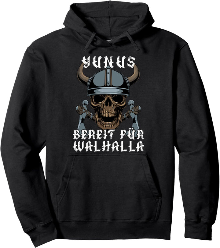 Yunus - Bereit für Walhalla - Personalisiert Pullover Hoodie