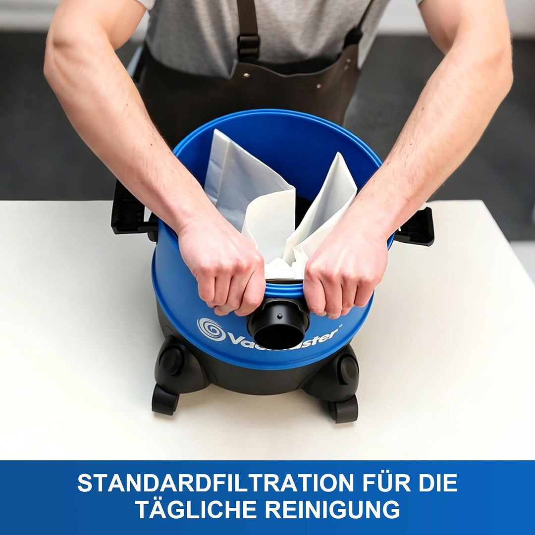 Vacmaster 950127 Beutel für Staubsauger, Paper, 20L x 5 bags (20L) UK Standard-Filtration 5-er Packu