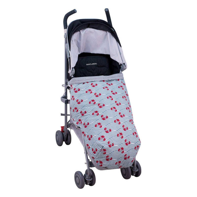 JYOKO KIDS Universal Baby Fusssack für Kinderwagen (CRABBY, BAUMWOLLE)