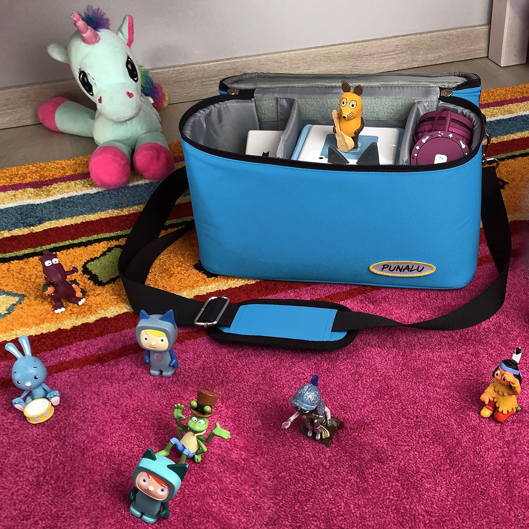 Toniebox Tasche XL kompatibel mit Toniebox 1 & 2 – Platz für bis zu 68 Hörfiguren, Kopfhörer & Lades