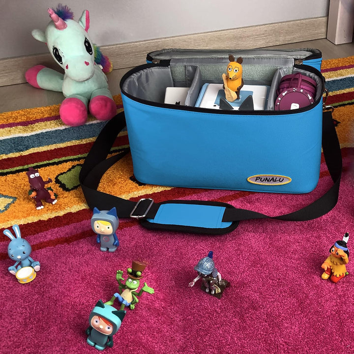 Toniebox Tasche XL kompatibel mit Toniebox 1 & 2 – Platz für bis zu 68 Hörfiguren, Kopfhörer & Lades