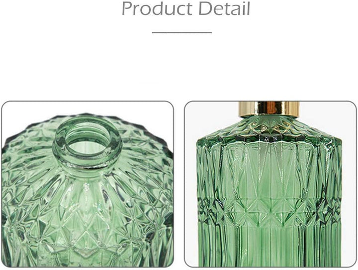 2PCS Glasseifenspender Nachfüllbarer Flüssigseifen Glas Seifenspender Nachfüllbarer 400 ml Glasspend