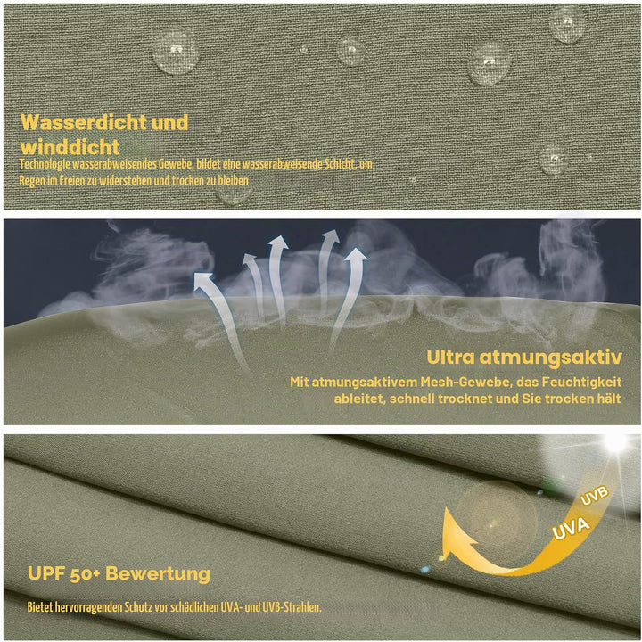 MOCOLY Damen Wanderhose Cargohose Wasserdicht Elastische Outdoorhose Cargo Jogginghose Trekkinghose