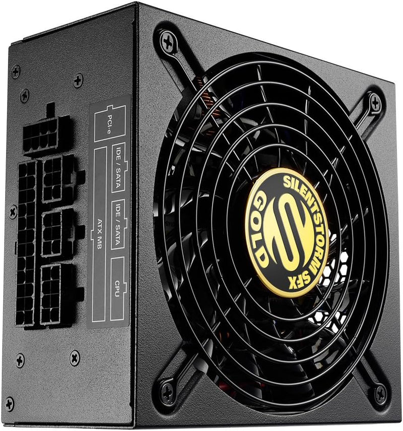 Sharkoon SilentStorm SFX Gold PC-Netzteil (500 Watt, SFX, Kabelmanagement)