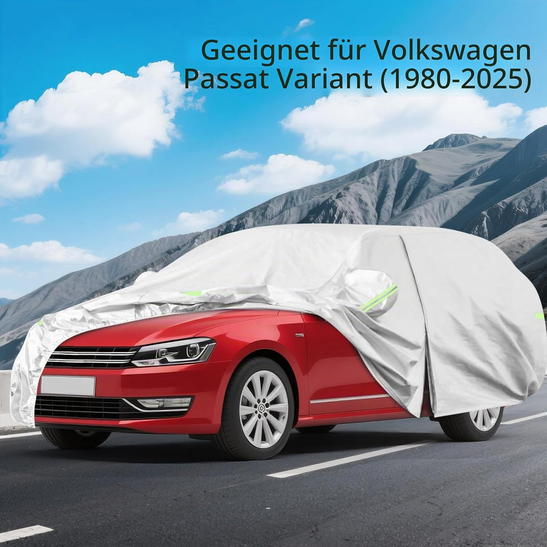 Auto Abdeckung Vollgarage Ersatz für VW Passat Variant, 6 Schichten Vollgarage Autoabdeckung für Reg