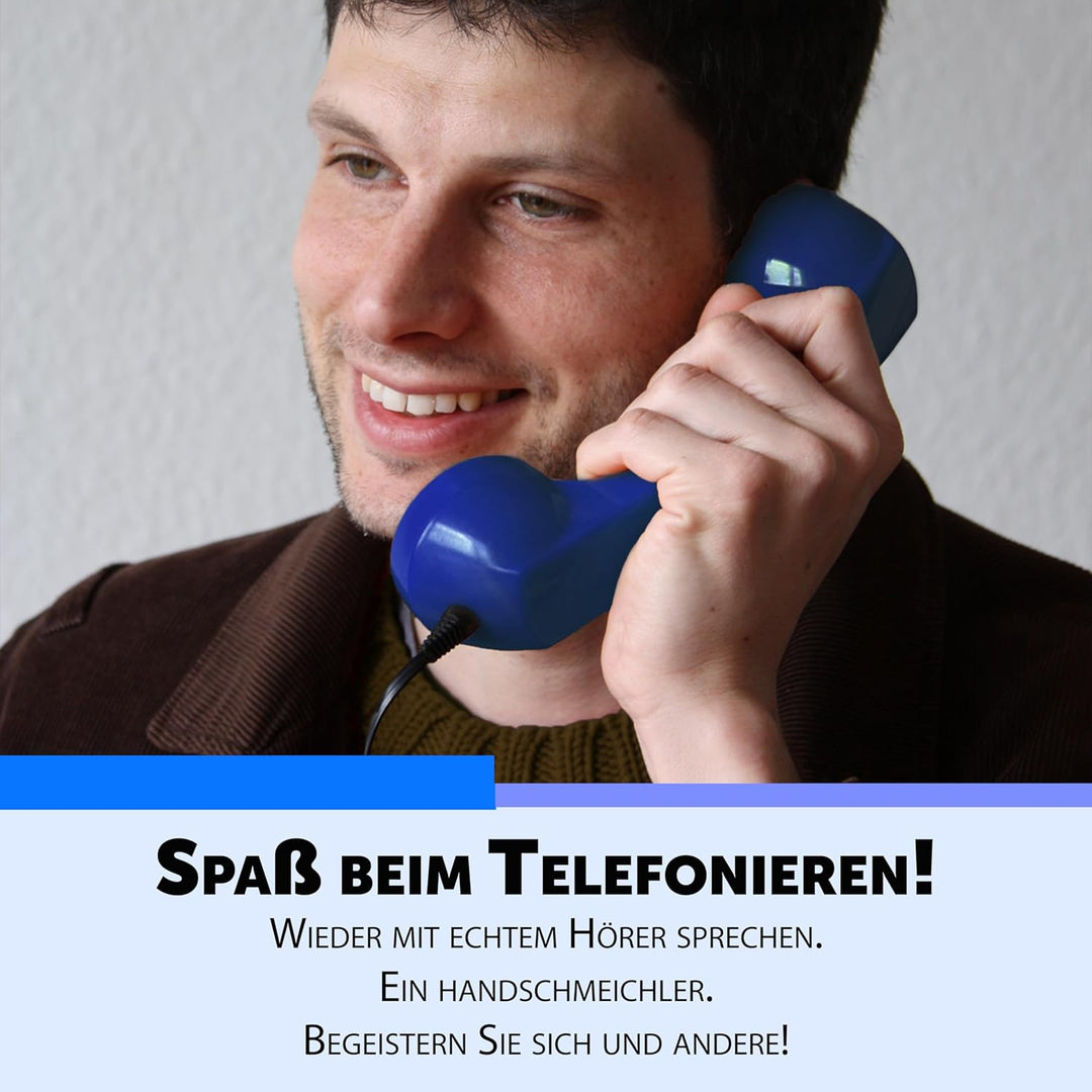 Opis 60s Micro - Retro Handyhörer für Android Smartphones, Tablets, Notebooks und Handys in der Form