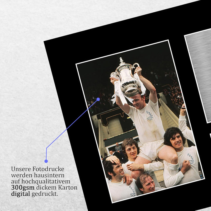 HWC Trading A4 Billy Bremner Leeds United Gifts Autogramm-Bild für Fussballfans und Fans (ungerahmt)