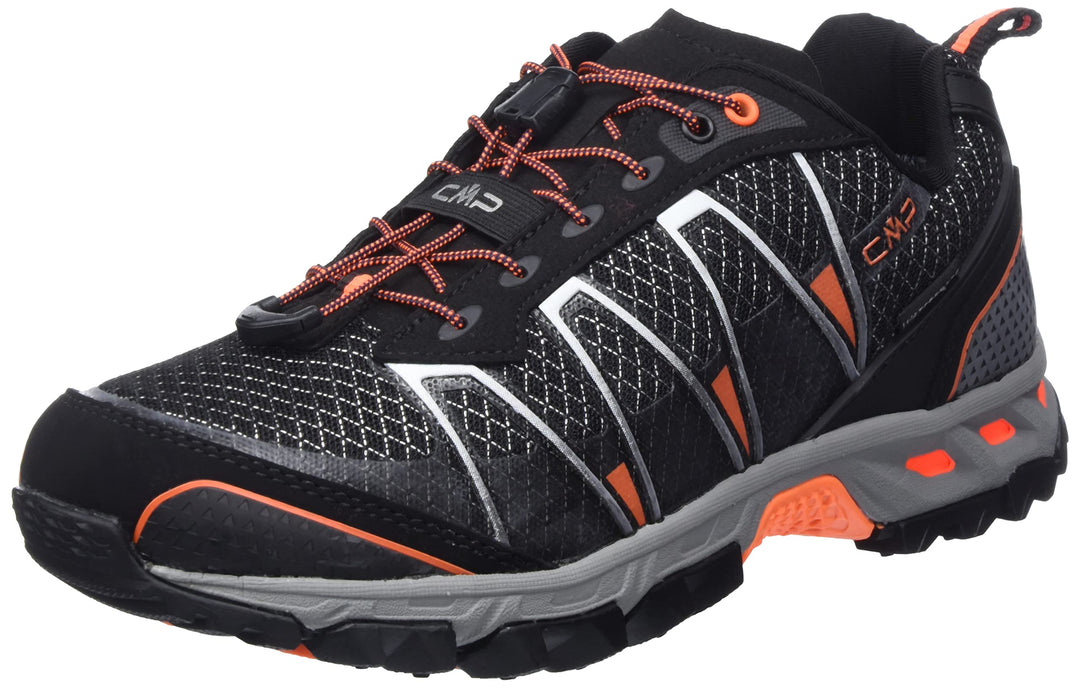 CMP Herren Altak Trail Running Shoe 40 EU Black Flash Orange, 40 EU Black Flash Orange