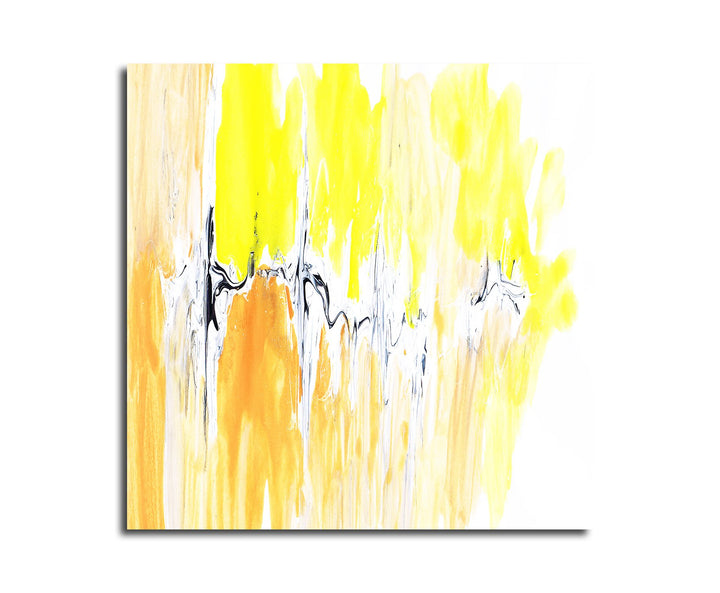Paul Sinus Art Modernes Wandbild Abstrakt009_60x60cm Abstrakte Kunst Kunstdruck auf Leinwand Zeitlos