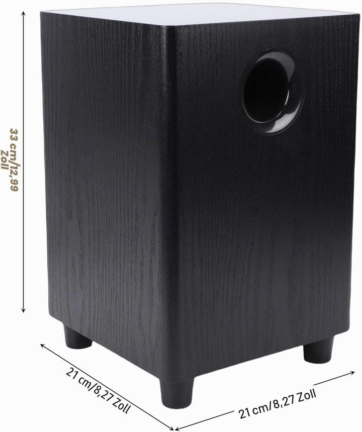 CCYLEZ 6,5-Zoll-Passiv-Subwoofer, 100-W-Hochleistungs-Deep-Bass-Lautsprecher mit -Tiefpassfilter, fü