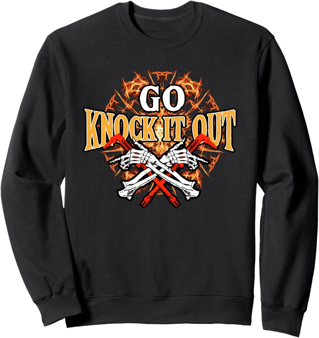Welder Go Knock It Out Lustiges Schweissen Sweatshirt