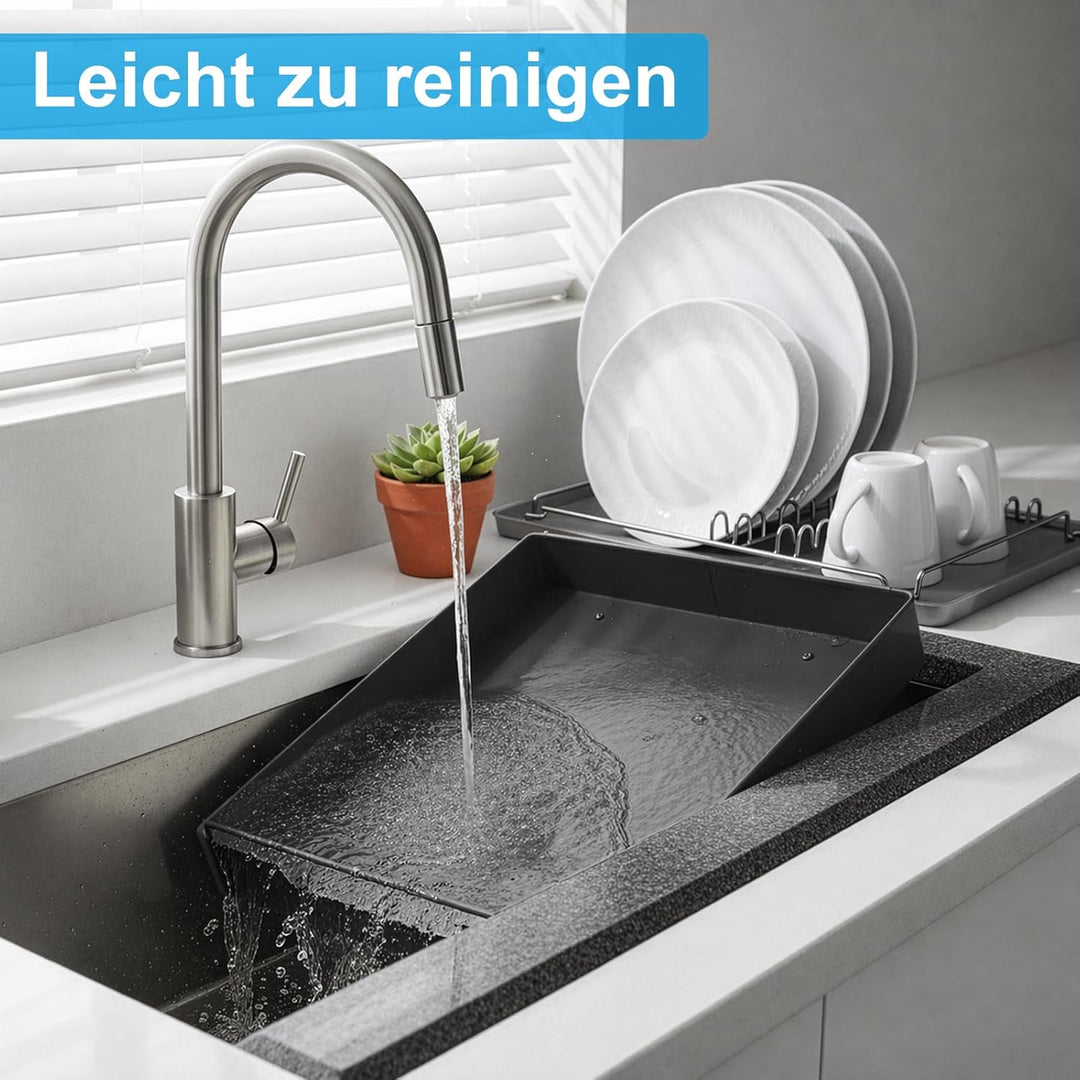 Teleskopschubladen Küchenregale, Ausziehbare Küchenschubladen für Schrank & Vorratskammer, Selbstkle