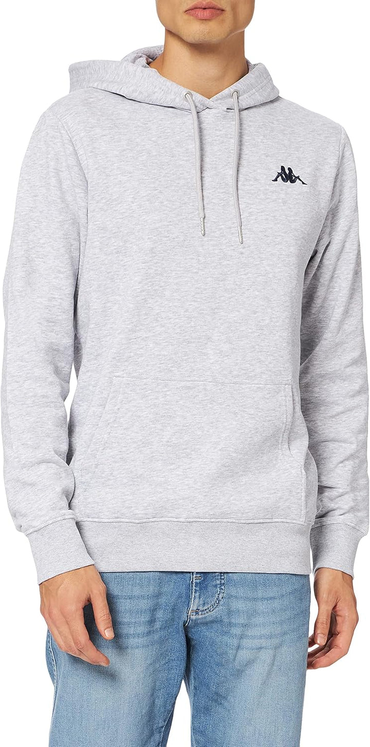 Kappa Herren Sweatshirt M Grau, M Grau