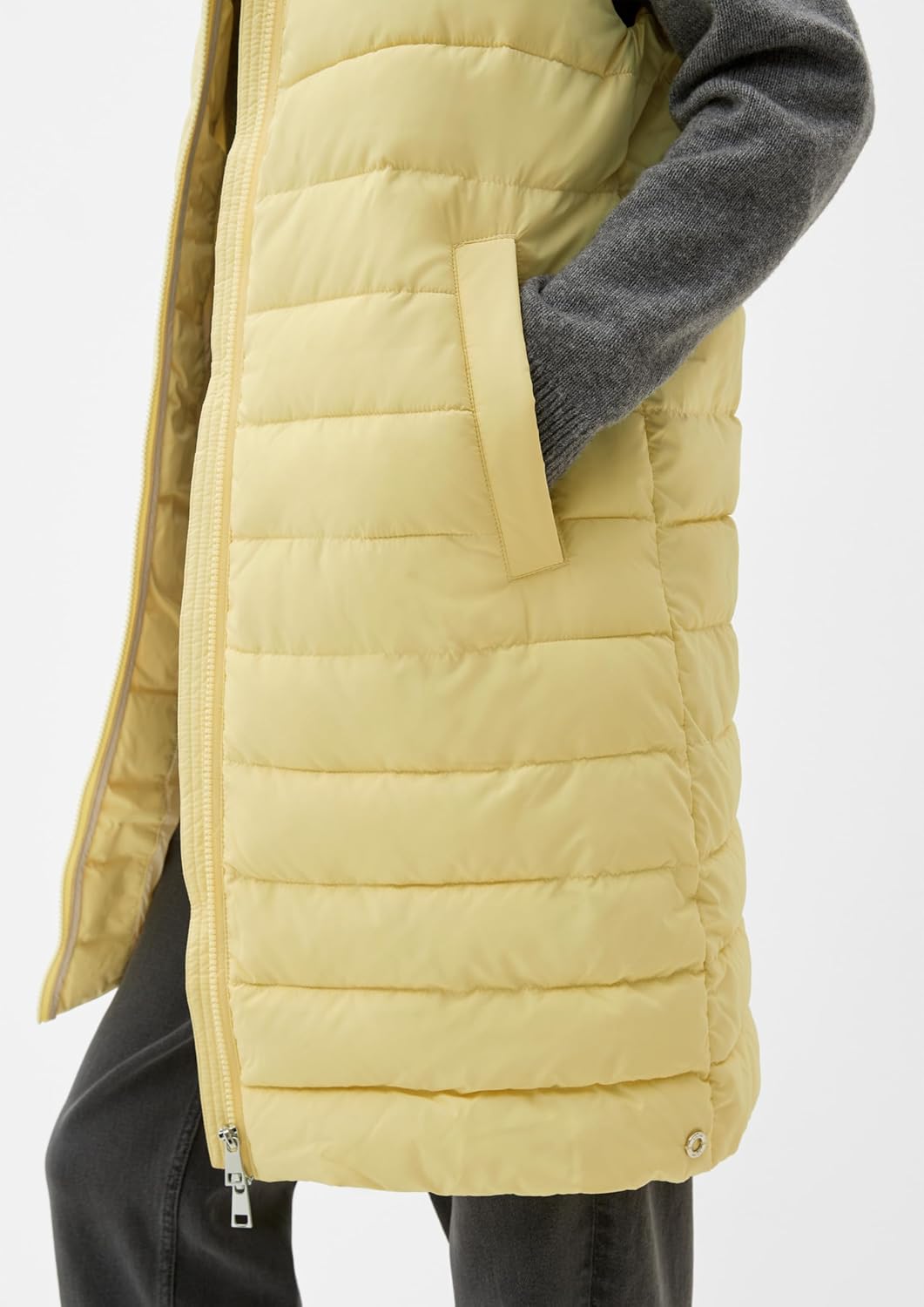 s.Oliver Damen Outdoor Weste 44 hellgelb, 44 hellgelb