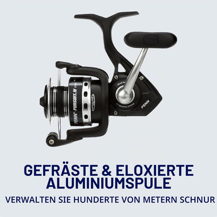 PENN Pursuit IV Salzwasser Spinnrolle – Spinnangeln, Jig, Köderrolle für den Allround-Einsatz, Boot,