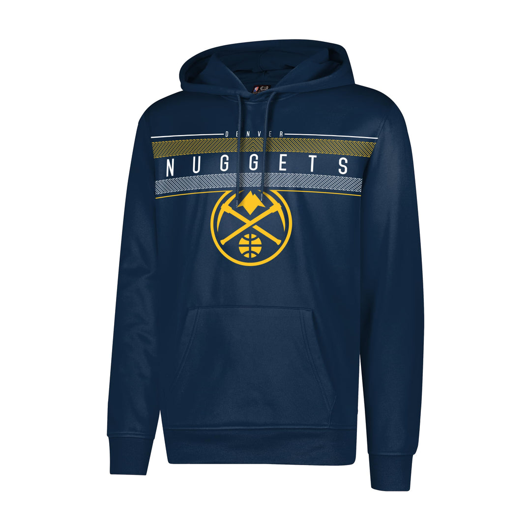 NBA Herren Fleece Hoodie Pullover Sweatshirt Poly Midtown, Herren, Midtown Hoodie XL Blau, XL Blau