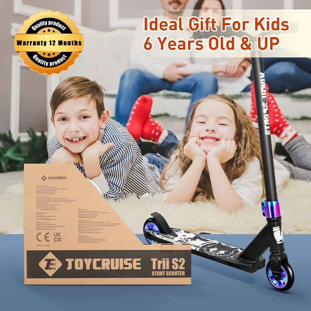 Stunt Scooter Joycruise Profi Scooters, Trick Stunt Roller für Jugendliche Kinder ab 6 Jahre Jungen