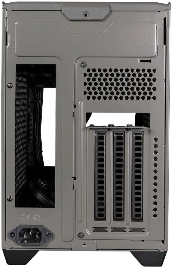 Cooler Master MasterBox NR200P MAX Mini-ITX PC-Gehäuse - Seitenteil aus gehärtetem Glas, 280mm AIO-C