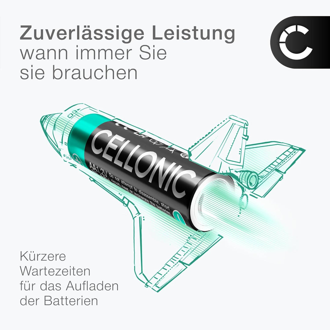 CELLONIC, Akku für Babyphone, kompatibel mit Philips Avent SCD713, SCD560, SCD503, SCD585, 1.2V, Pac