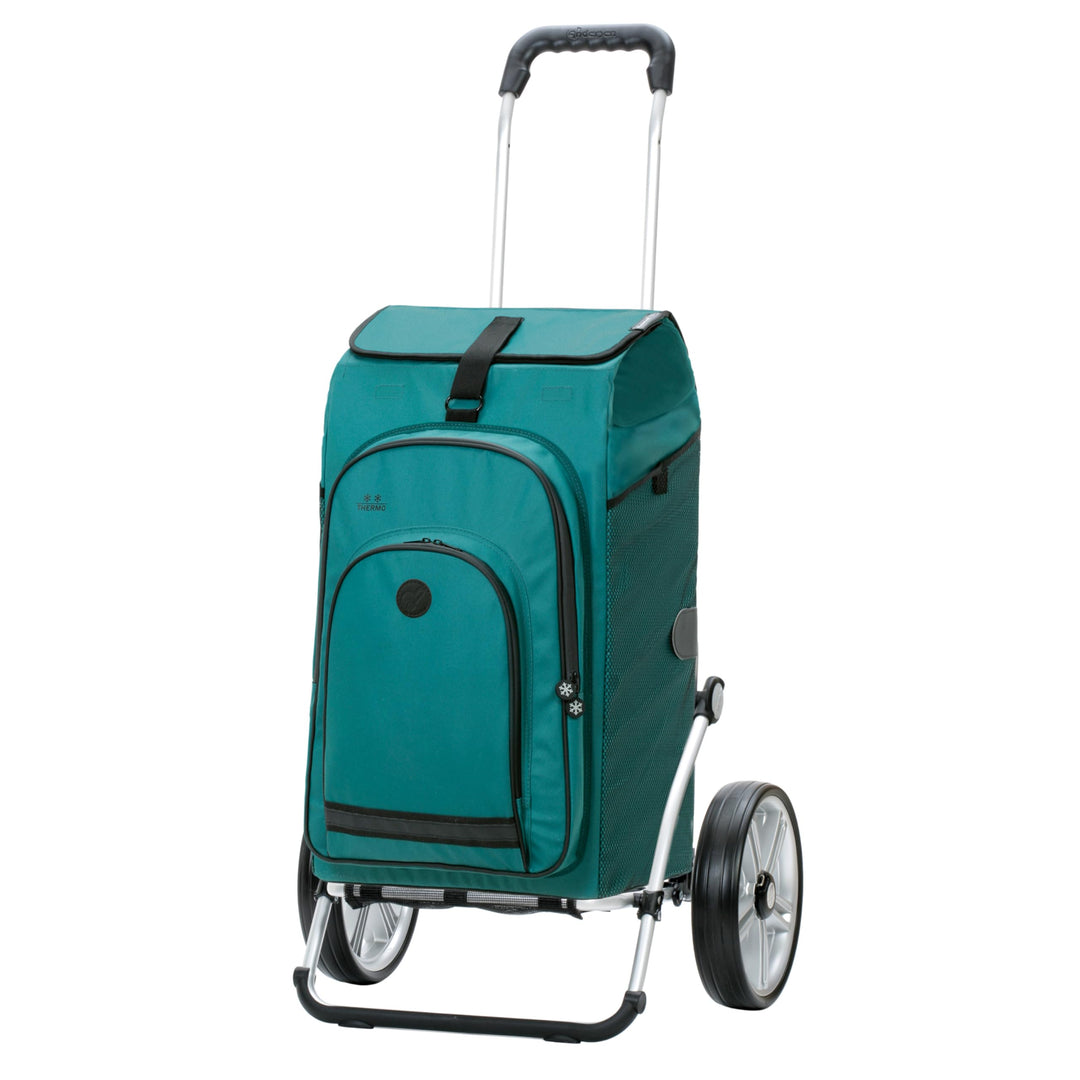 ANDERSEN Einkaufstrolley - Royal Shopper Hydro 3.0 Petrol 62 L Bike, Einkaufsroller, Rucksack, Therm