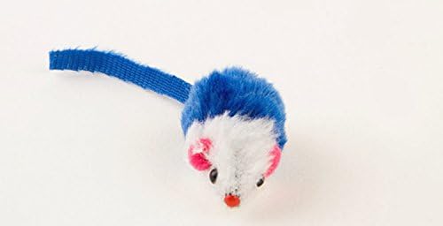 Tera Mice Katzenspielzeug Mäuse mit Katzenminze, gemischt, 10 Stück