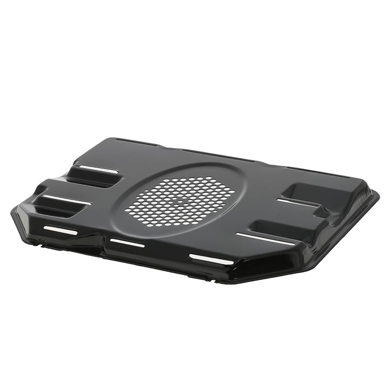Masterpart Backofen-Rückwand Lüftermotor hinten Metall Schutzplatte schwarz passend für Logik Öfen u